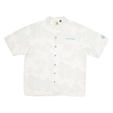 EAGLE DRY GOODS Rehab Care Group Mens Worker Shirt Beige Silk Floral XL