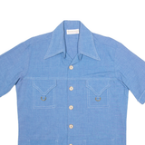 LIBERTY HOUSE Womens Plain Shirt Blue M