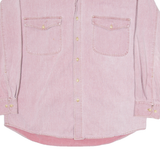 GAP Mens Plain Shirt Pink Long Sleeve L