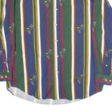 NORTHERN CREST Mens Shirt Blue Striped Long Sleeve M