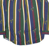 NORTHERN CREST Mens Shirt Blue Striped Long Sleeve M
