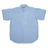 JASON ALEXANDER Mens Plain Shirt Blue XL