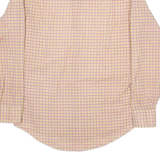 H.I.S Mens Shirt Beige Check Long Sleeve L