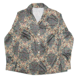 Womens Shirt Green Paisley Long Sleeve M