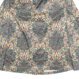 Womens Shirt Green Paisley Long Sleeve M