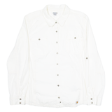 CARHARTT Womens Plain Shirt White Long Sleeve XL