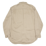 CARHARTT Tulsa Inspection Resources Mens Worker Shirt Brown Long Sleeve 2XL