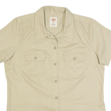 DICKIES Womens Worker Shirt Beige M