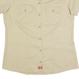 DICKIES Womens Worker Shirt Beige M