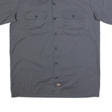 DICKIES Mens Worker Shirt Grey M