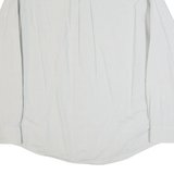 TOMMY HILFIGER Mens Plain Shirt Grey Long Sleeve L