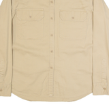 LAUREN RALPH LAUREN Womens Plain Shirt Beige Long Sleeve L