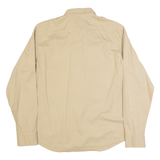 LAUREN RALPH LAUREN Womens Plain Shirt Beige Long Sleeve L
