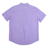 TOMMY HILFIGER Mens Plain Shirt Purple L