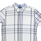 TOMMY HILFIGER Slim Fit Mens Shirt White Check XL