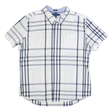 TOMMY HILFIGER Slim Fit Mens Shirt White Check XL