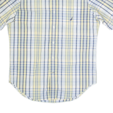NAUTICA Mens Shirt Blue Check M