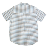 CHAPS Mens Shirt Blue Check M