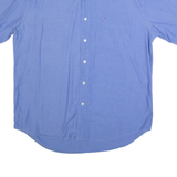 TOMMY HILFIGER Mens Plain Shirt Blue L