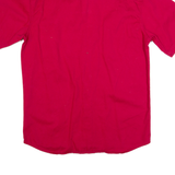 FADED GLORY Mens Plain Shirt Red 90s M