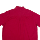 PENMANS Mens Plain Shirt Red 90s XL