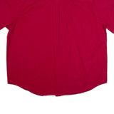 PENMANS Mens Plain Shirt Red 90s XL