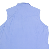 CARHARTT Womens Plain Shirt Blue Sleeveless 2XL