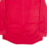 DICKIES Mens Plain Shirt Red Long Sleeve XL