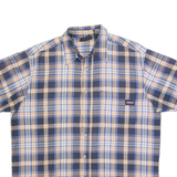 DICKIES Mens Shirt Blue Check L