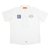 DICKIES Mens Worker Shirt White L