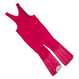 ELLESSE Snow Sports Womens Overalls Pink Regular Wool M W34 L26