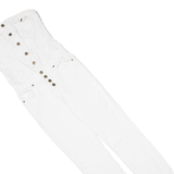 GUESS Womens Overalls White Slim Denim XXS W25 L28