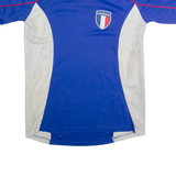 France Mens Football Shirt Jersey Blue V-Neck S