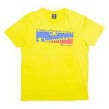 CHAMPION Mens T-Shirt Yellow M