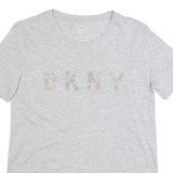DKNY Womens T-Shirt Grey XS