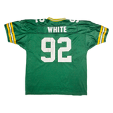 WILSON Mens Jersey Green 90s USA V-Neck 2XL