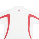 NFL Mens Polo Shirt White M