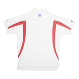 NFL Mens Polo Shirt White M