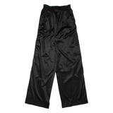 DIESEL Side Poppers Mens Sweatpants Black Wide-Leg S W24 L30