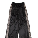 DIESEL Side Poppers Mens Sweatpants Black Wide-Leg S W24 L30