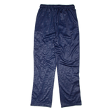 FILA Side Poppers All Over Print Womens Track Pants Blue Straight UK 12 W30 L30