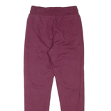 ADIDAS ORIGINALS Womens Joggers Maroon Tapered UK 6 W24 L26