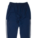 ADIDAS Mens Track Pants Blue Tapered L W30 L30