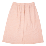 PANTHER Womens A-Line Skirt Pink Knee Length M