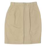 BEA CLASSICS Womens Straight Skirt Beige Knee Length M
