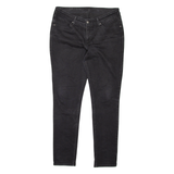 LEVI'S Womens Jeans Black Regular Skinny W32 L32