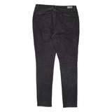 LEVI'S Womens Jeans Black Regular Skinny W32 L32