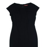 MAX MARA STUDIO Womens Pencil Dress Black Short Sleeve Midi M