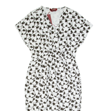 MAX MARA STUDIO Womens Pencil Dress Cream Floral Short Sleeve Midi M