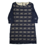 PHASE EIGHT Womens Pencil Dress Blue Lace Knee Length UK 14